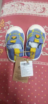 Ducky Toddlers' First Step Shoes - Sky Blue & Yellow (Unisex)