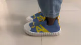 Ducky Toddlers' First Step Shoes - Sky Blue & Yellow (Unisex)