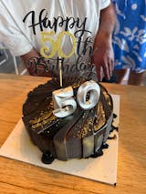 Triple Chocolate Mousse Cake