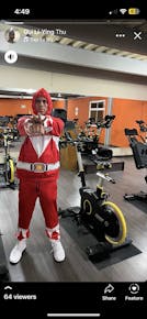 MakerHuman Red Ranger Mighty Morphin Hoodies Sweatshirt T-shirt Hawaiian Tracksuit