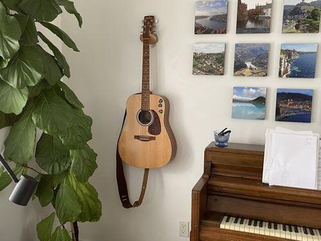 Openhagen Wall Mounts Hanger For Guitar (Walnut)