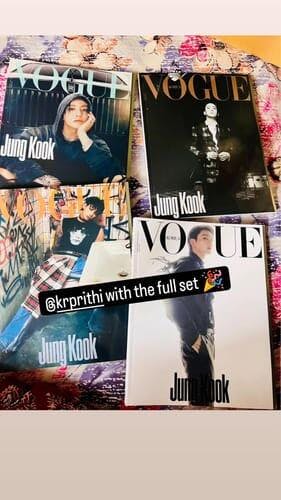 Buy BTS Jungkook Cover VOGUE Magazine - 2023 October Issue
