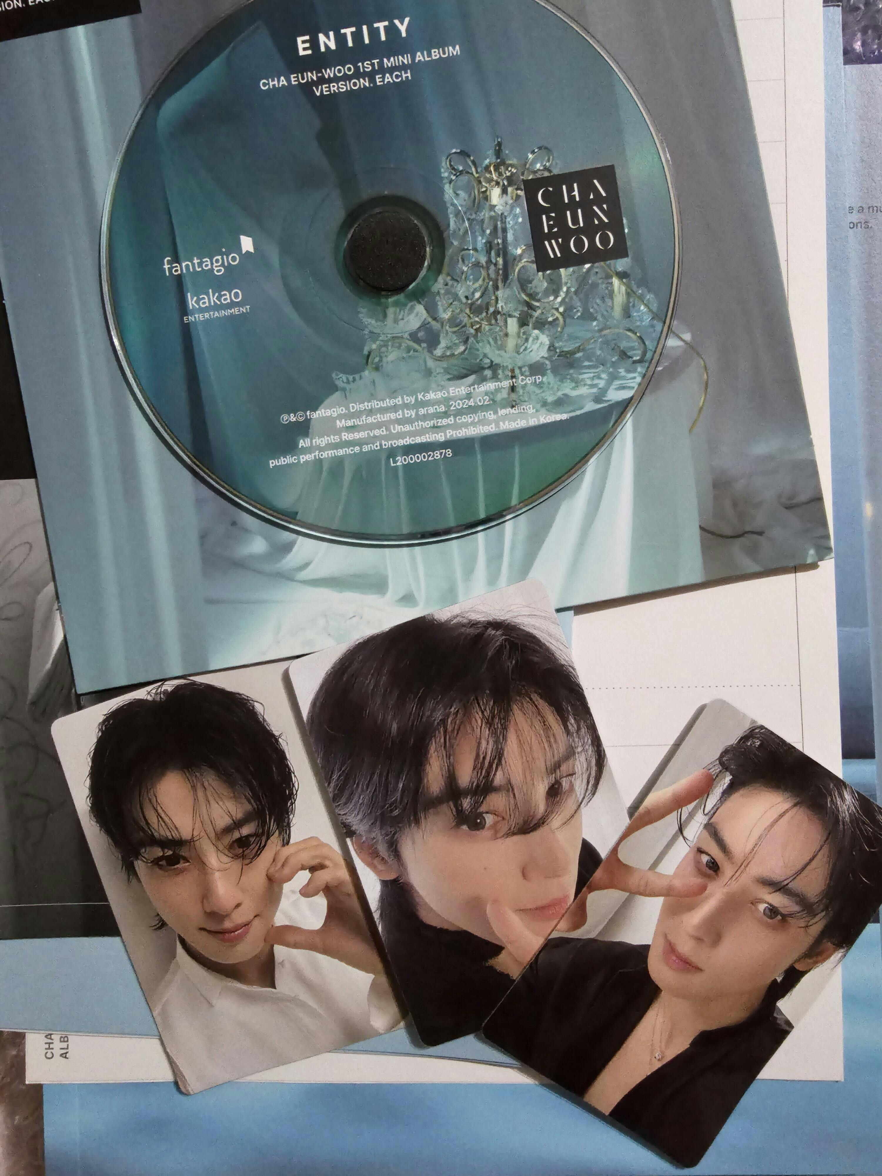 Buy Cha Eun Woo - Entity 1st Mini Album | Oppa Store