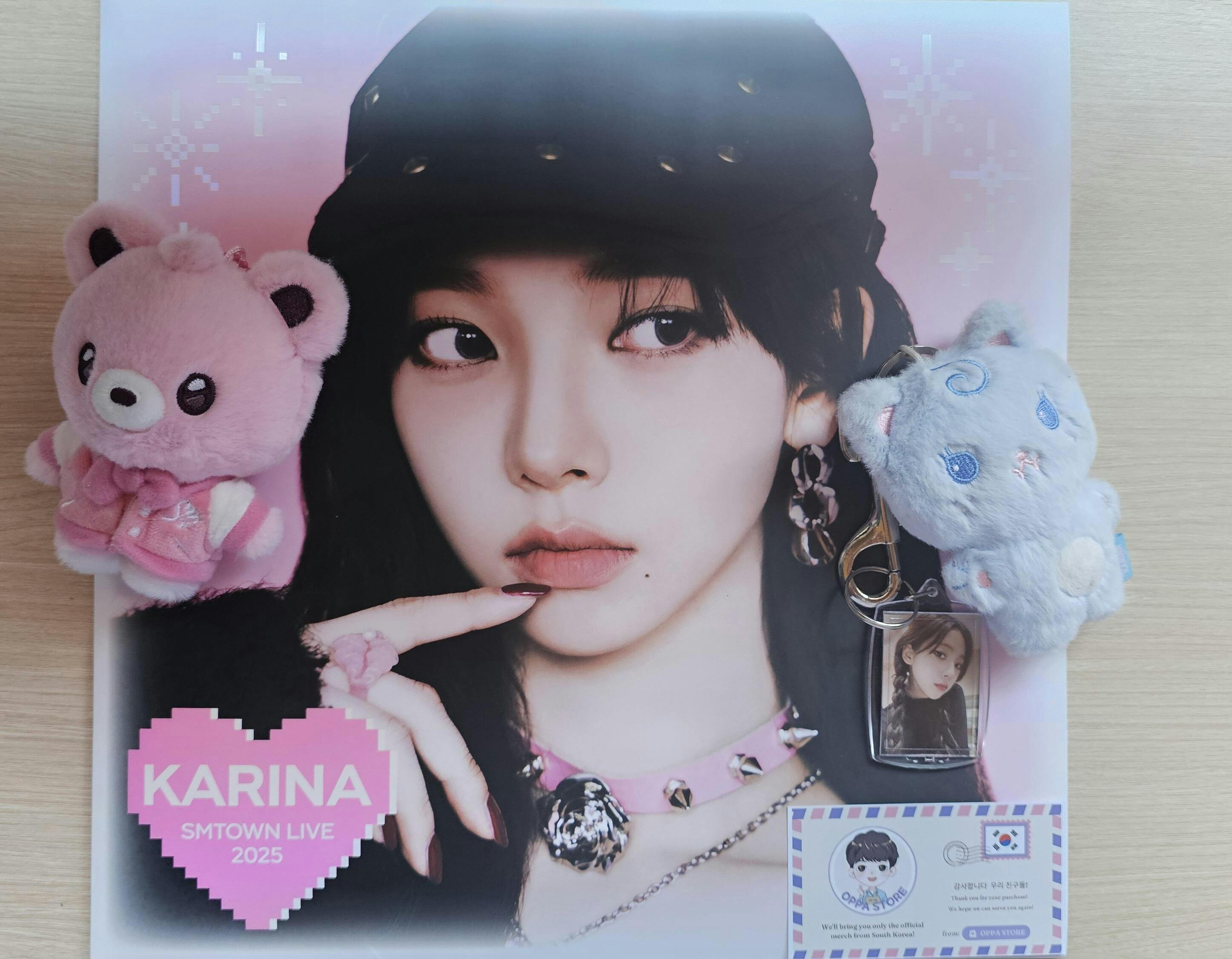 AESPA [SMTOWN LIVE 2025 2nd MD] LP POSTER SET - Karina version