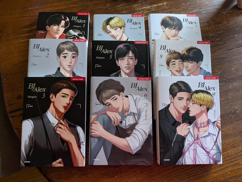 BJ Alex Manhwa Books - English Version