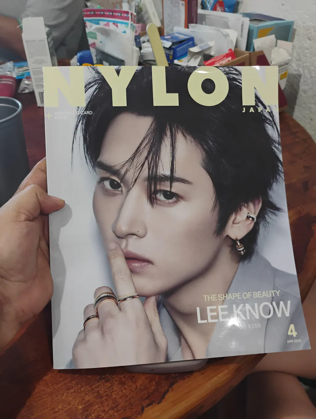 Stray Kids Lee Know - Nylon Japan Magazine 2026 April Issue (RANDOM Cover)