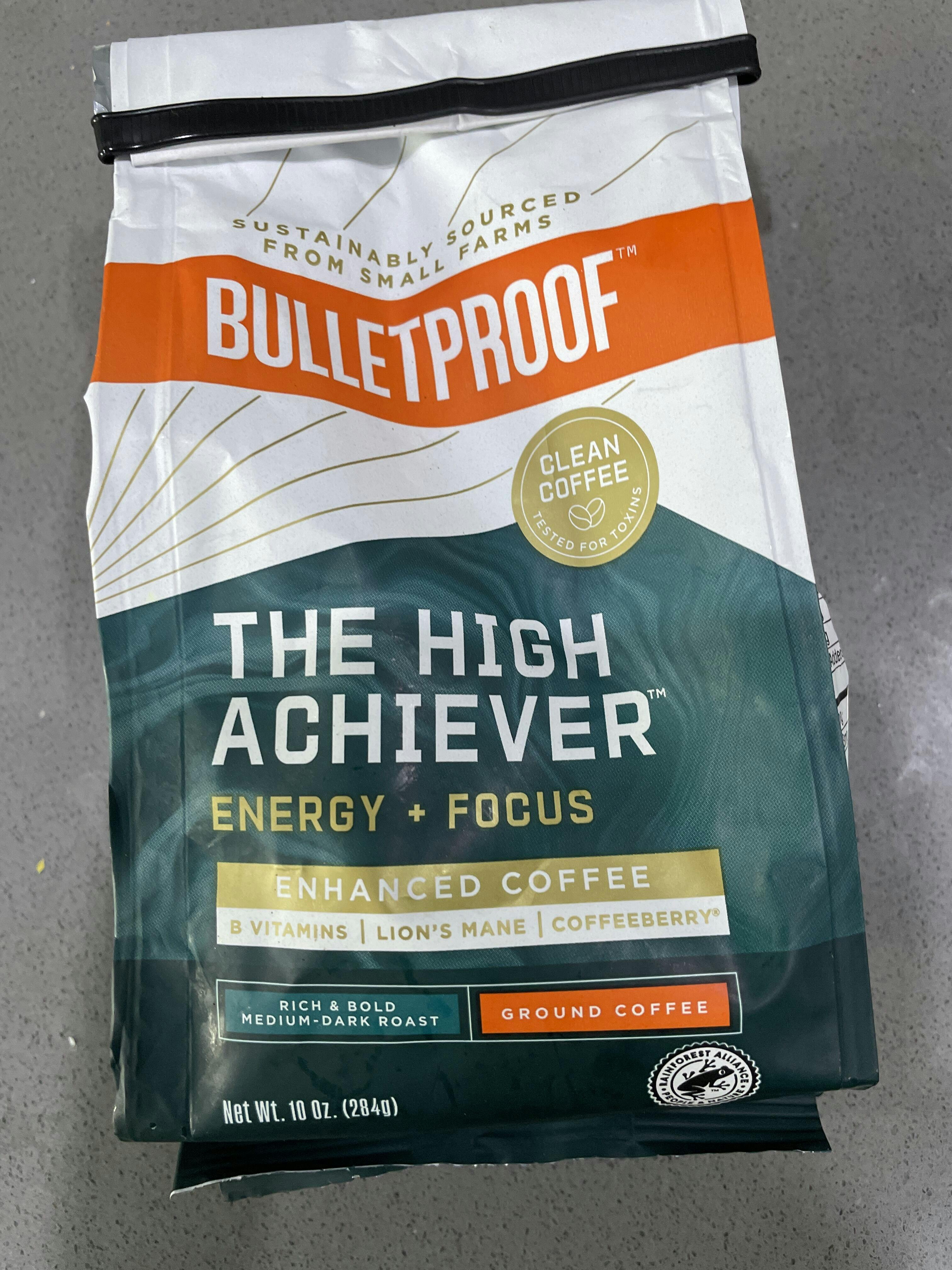 Bulletproof The High Achiever Ground Coffee - OptimOZ.com.au