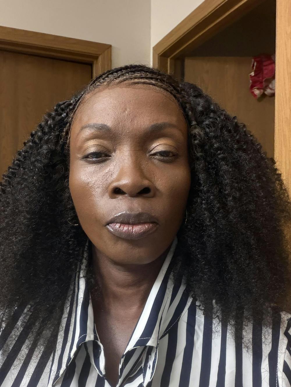 OQ HAIR M-Cap Afro Curly Glueless Wig Pre Braided Snug Fit Bleached Knots Pre-cut 9x6 Lace Wear Go Wig With Elastic Drawstring