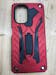 Xiaomi Poco F3 Cover - Red - Luxury Hybrid Shockproof Stand Case