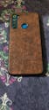 Xiaomi Redmi Note 8 Cover - Light Brown - Leather Texture Soft TPU Case