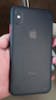 Luxury Semi Tranparent Color Frame Matte Hard PC Protective Case For iPhone XS Max - Black