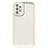 Samsung Galaxy A73 5G Cover - Off White -Soft Silicone Case With Round Bumper Matte TPU Shockproof Cover