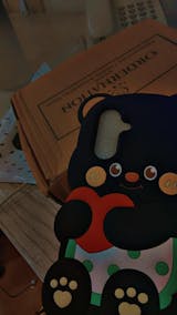 Samsung Galaxy A06 Cover - Brown - 360-Degree Protection Cute Cartoon Bunny Mirror Soft Silicone Case