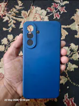 Samsung Galaxy A57 Cover - Blue - ONation Silica Gel Series - HQ Liquid Silicone Elegant Colors Camera Protection Soft Case