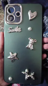 Samsung Galaxy A07 Cover - Green -  3D Smile Cartoon Matte Shinny Case With Camera Protection Soft Border Case