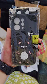 Vivo V70 Cover - Black - 3D Cute Cartoon Characters Soft Silicone Case with Camera Protection