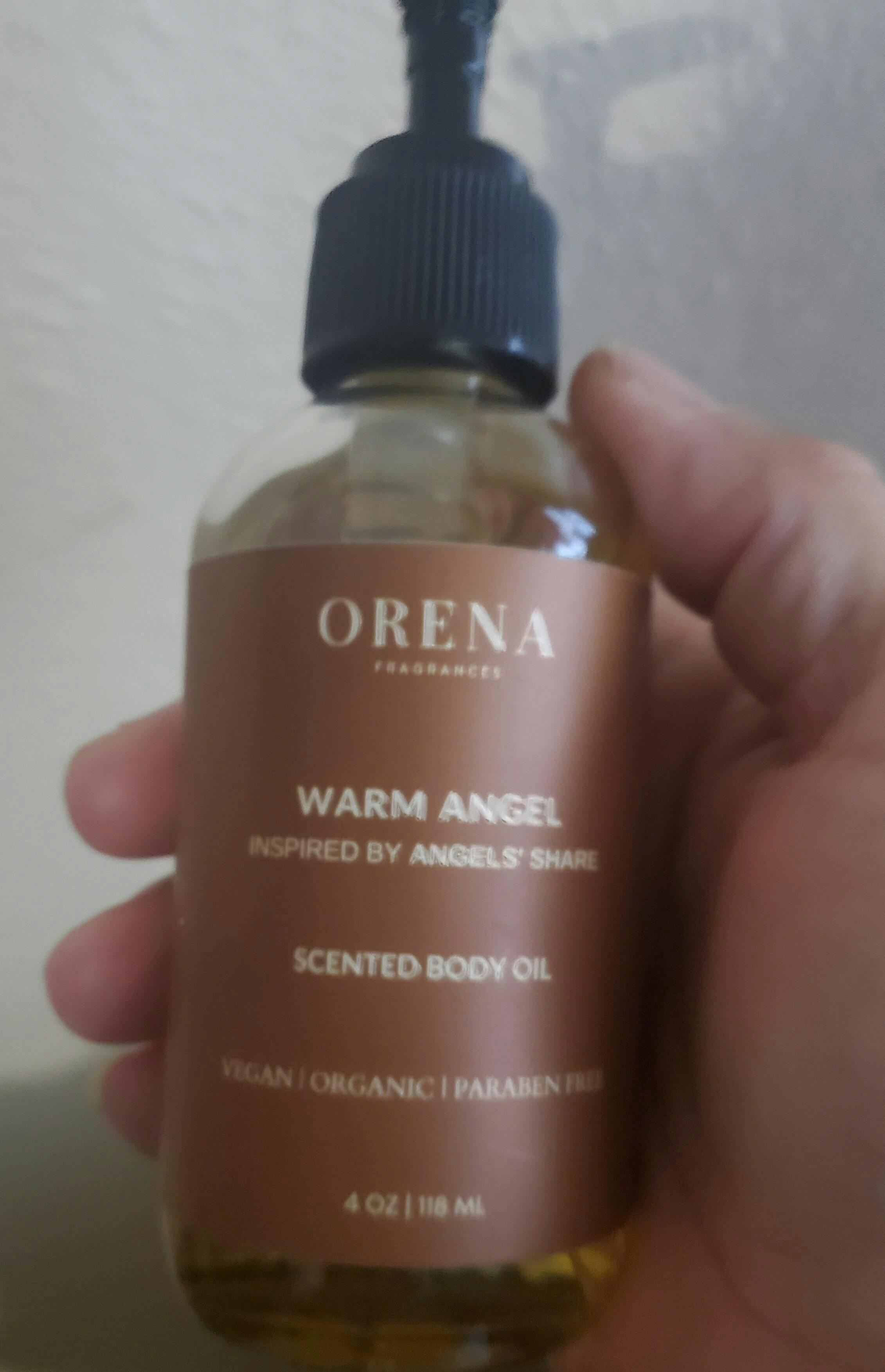 WARM ANGEL BODY OIL Orena Fragrances