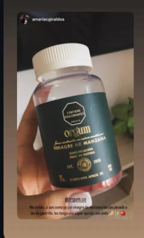 Orgum – Gomitas con vinagre de manzana (60 unidades)