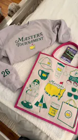 Masters Tournament Embroidered Sweatshirt – Vintage Golf Crewneck, Old Money Style