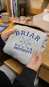 Briar University Embroidered Sweatshirt