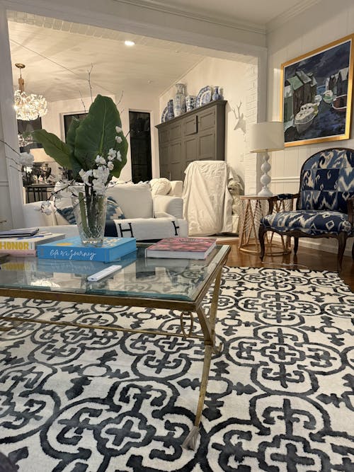 LoomBloom Multi Sizes Ivory Transitional Boho Hand Tufted Geometric Wool Oriental Area Rug