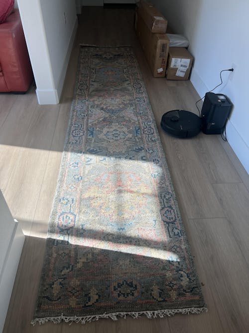 Multi Sizes LoomBloom Muted Turkish Oushak Hand Knotted Arts & Craft Wool Traditional Area Rug Mossy Gray Color