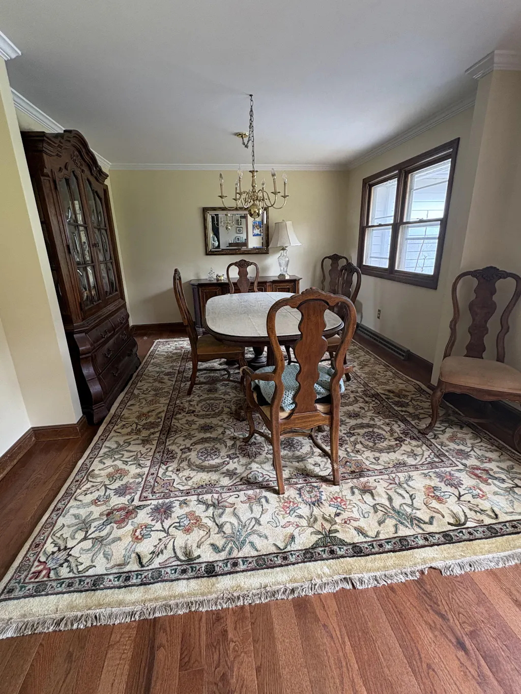 9x12 Ivory, Aqua Hand Knotted 100% Wool Agra Traditional Oriental Area Rug