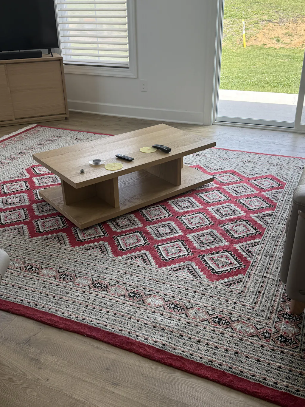 8'3''x11 Hand Knotted Wool Coral Bokhara Traditional Geometric 200 KPSI silky Sheen Rug