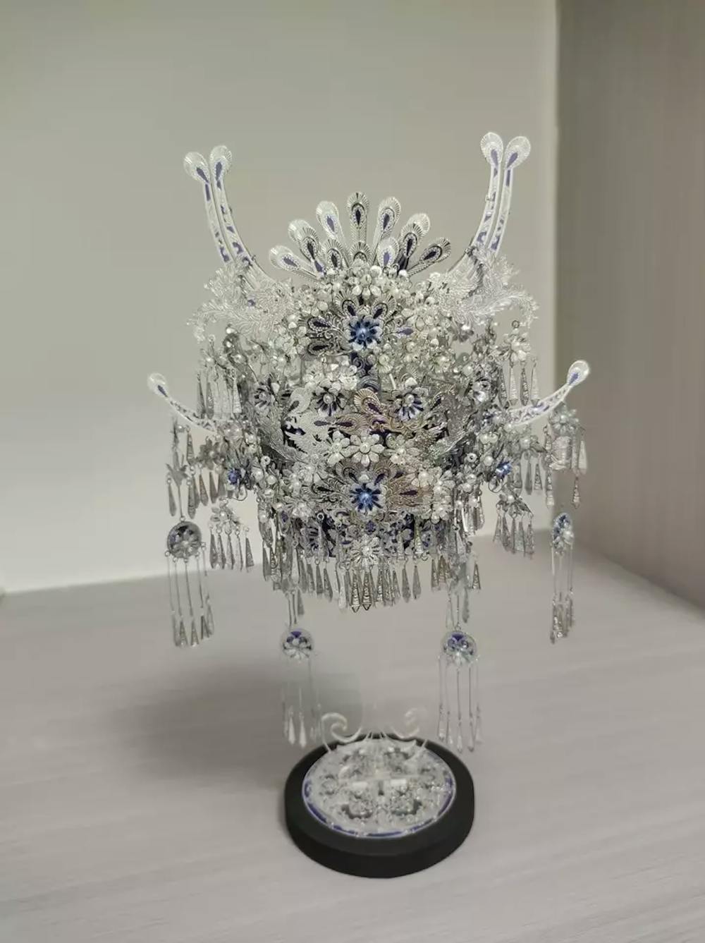 Miao Silver Crown 3D Puzzle Collectible Metal Model