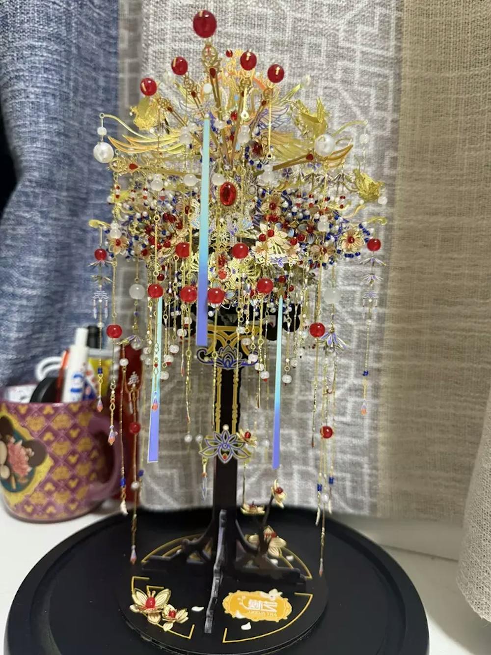 Diamond Phoenix Crown 3D Puzzle Metal Assembly Model DIY Kit