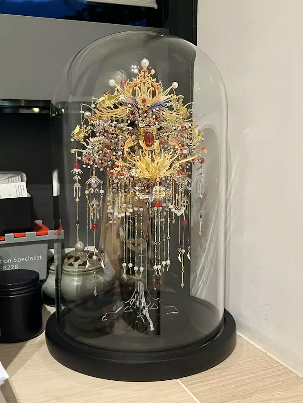 Diamond Phoenix Crown 3D Puzzle Metal Assembly Model DIY Kit