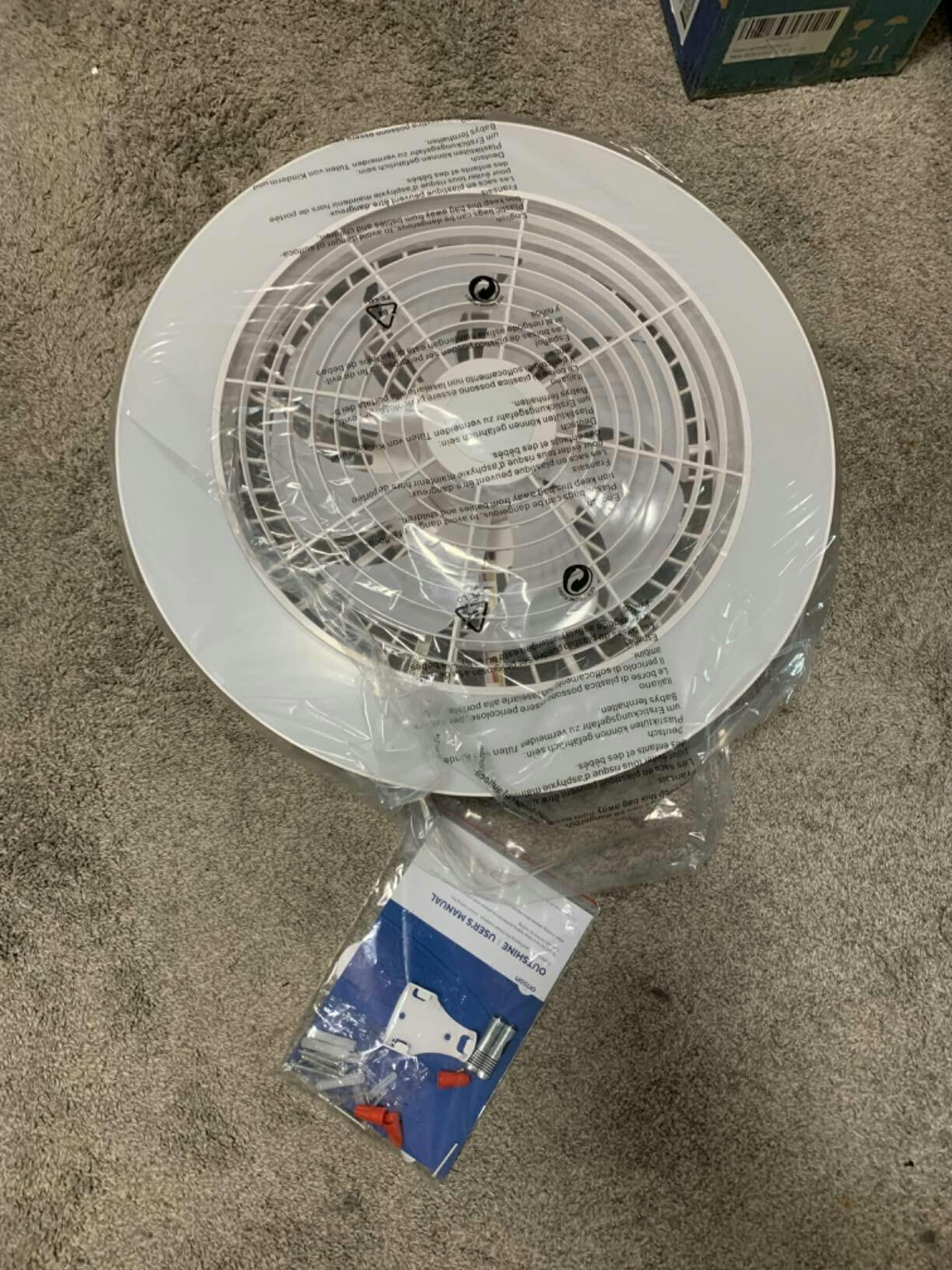 19.7" Orison Ceiling Fan with Lights with Alexa/Google Assistant/APP C