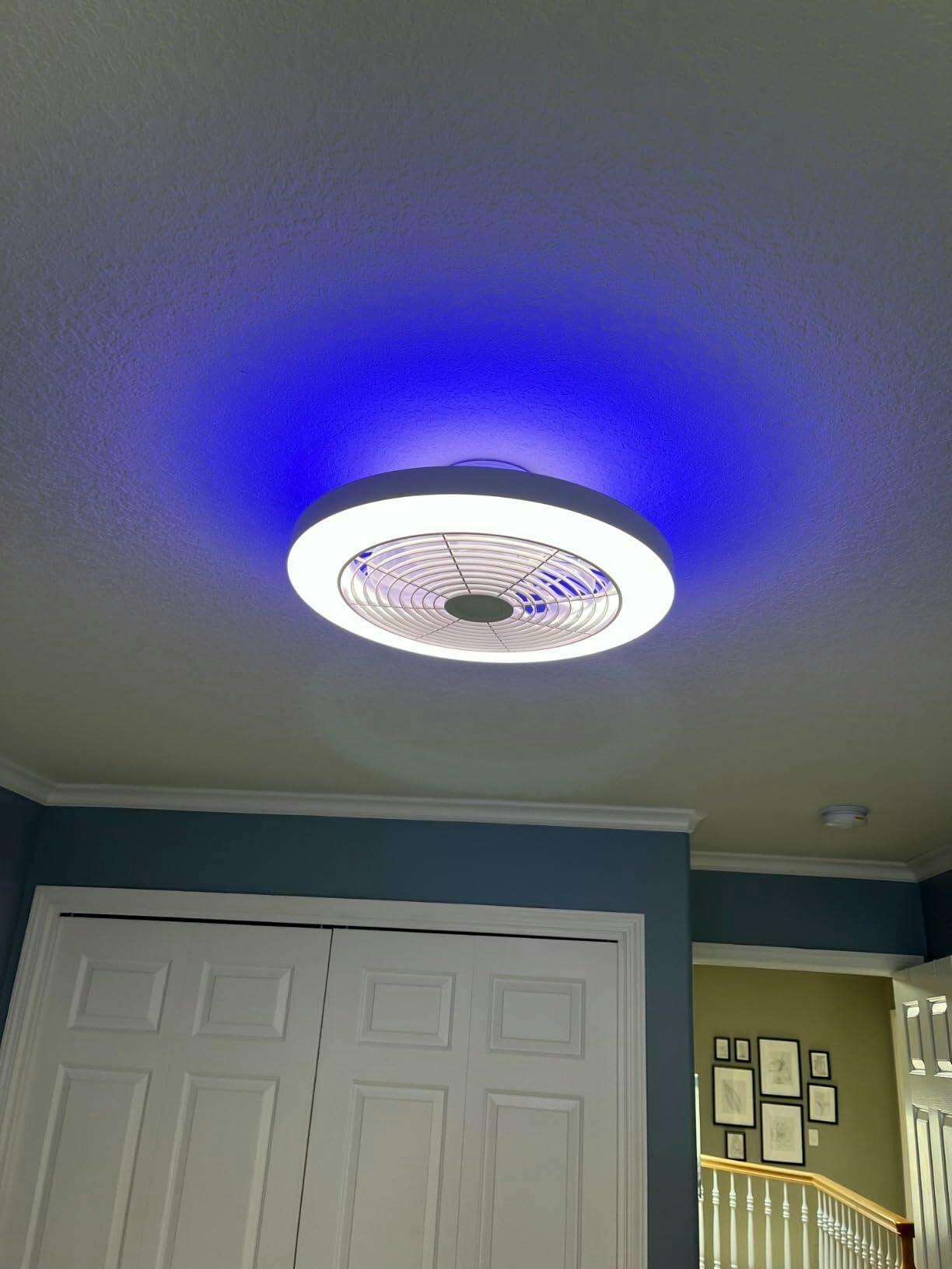 bladeless ceiling fan with lights