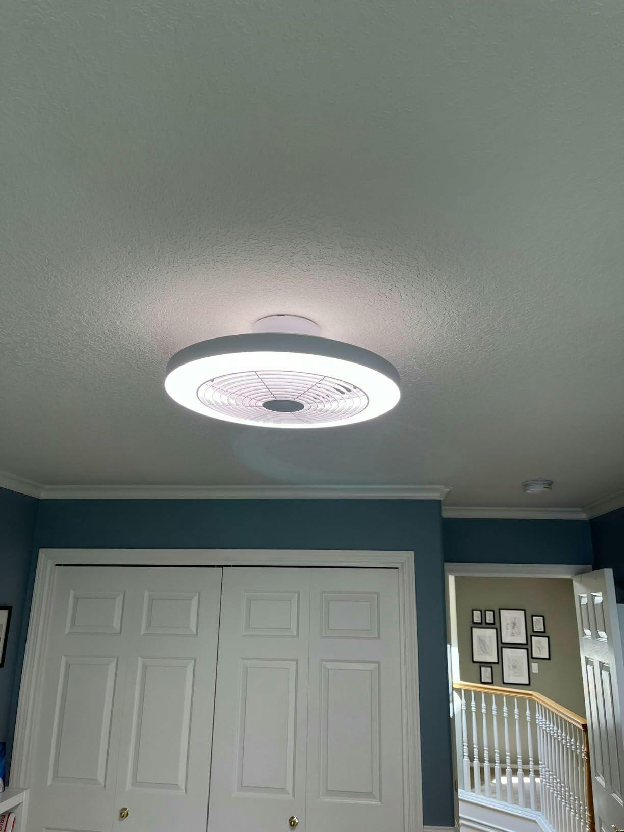 bladeless ceiling fan with lights