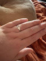 Clarity White Topaz Fidget Ring