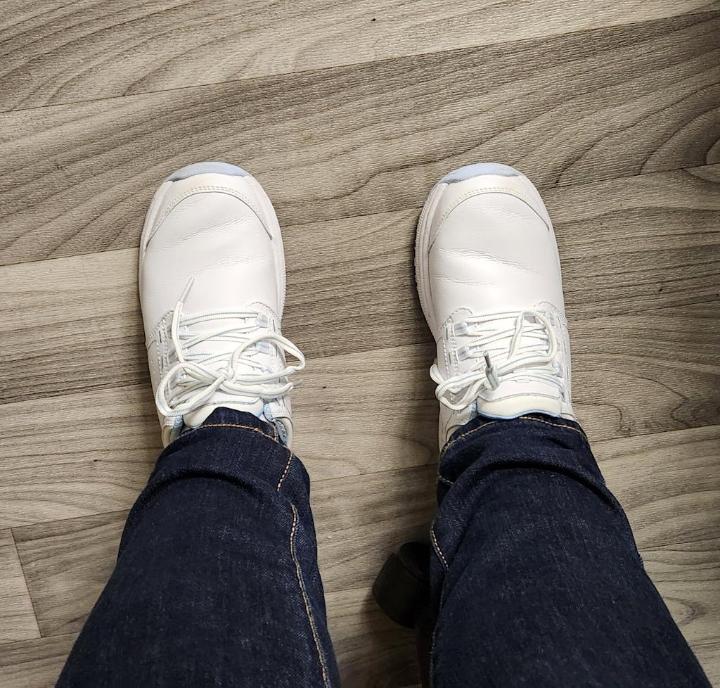 Women's Occupational Shoes Talya SlipResistant White OrthoFeet