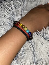 Vulkánikus Chakra Karkötő Élet Fája kulcstartóval