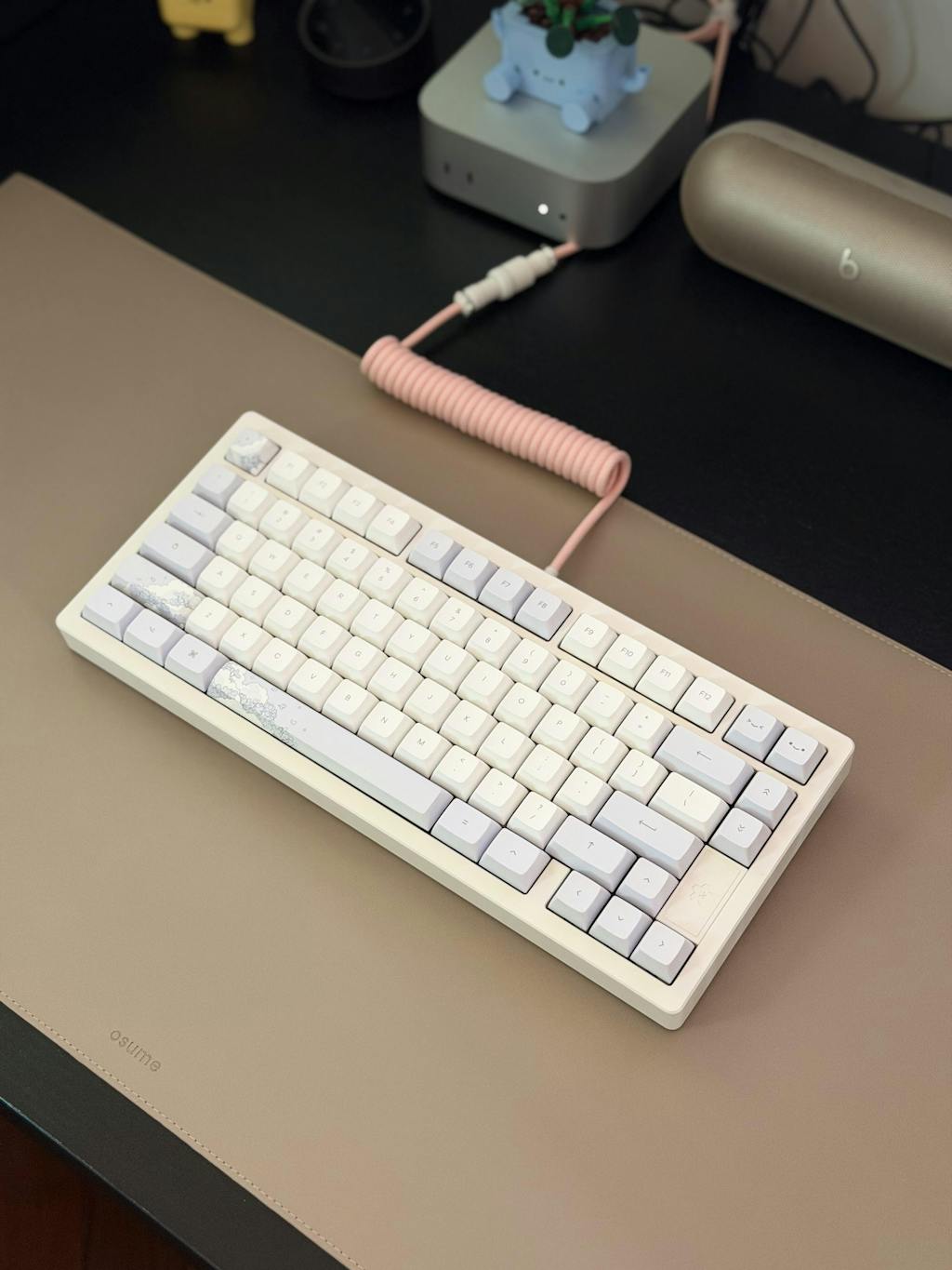 lilac dreams marshmallow keycaps – osume