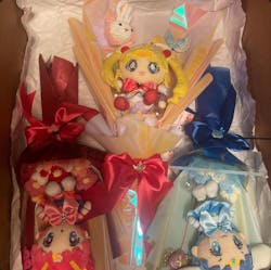 Sailor Mercury Cinnamonroll Plush Bouquet