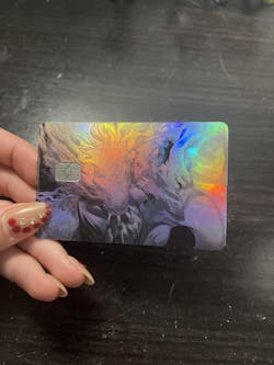 Getto Holographic Jujitsu Kaisen JJK Credit Card Sticker