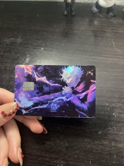 Gojo JJK Jujitsu Kaisen Anime Credit Card Sticker