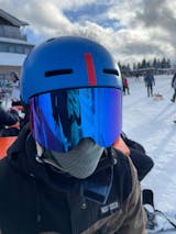 Skibrille mit Magnet-Wechselglas | Blau & Gelb