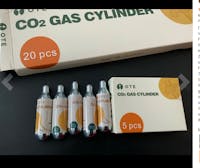 OTE 450ml Portable Sparkling Water Maker,Soda Maker Machine for Home, Carbonated Water Machine No Electricity, Double Layer PET Bottle, BPA Free (Include 20 PCS Gas Cylinder)