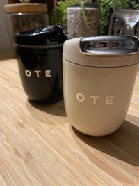 OTE Vacuum Insulated Travel Coffee Mug, Double-wall Stainless Steel Travel Tumbler With Drinking Lid, 12.31oz/7.74oz (350/220ml)