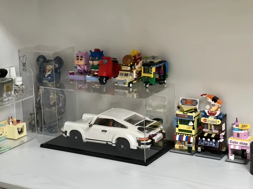 Acrylic Display Case for Lego Porsche 911 10295