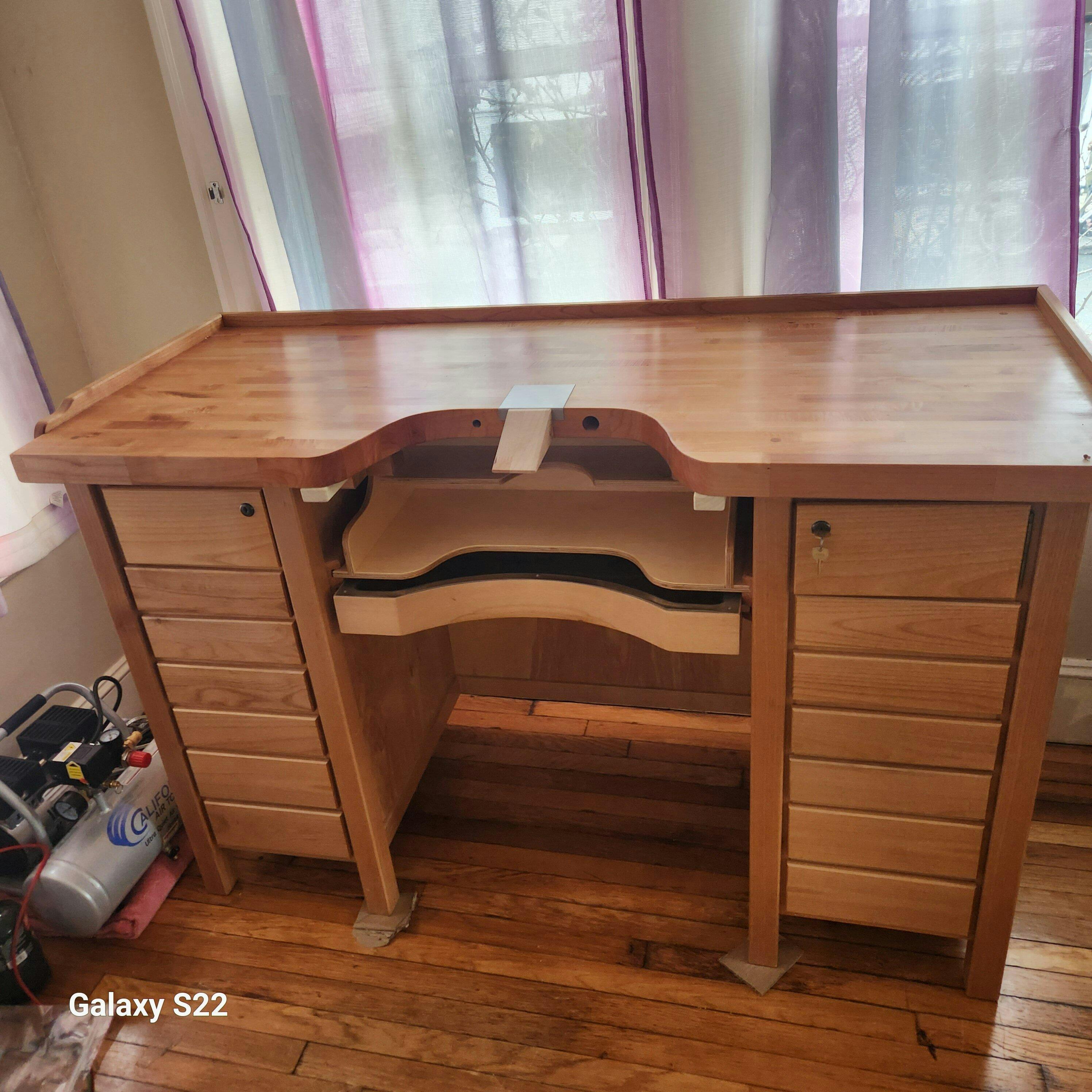 Maple John Frei Double Bank Workbench – Custom Made in California