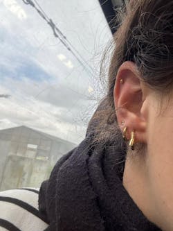 Star Helix Hoop