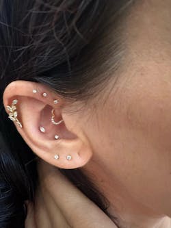 Threadless Sparkle Gems Flatback Stud