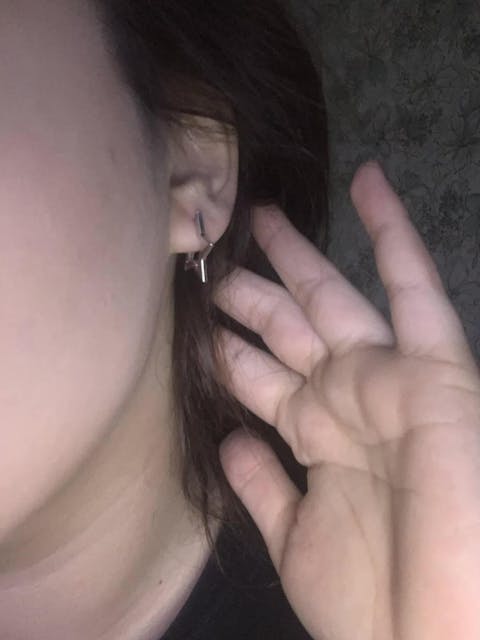 Star Helix Hoop