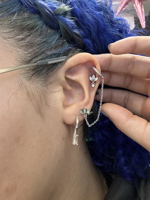 Charm Marquise Gems Chain